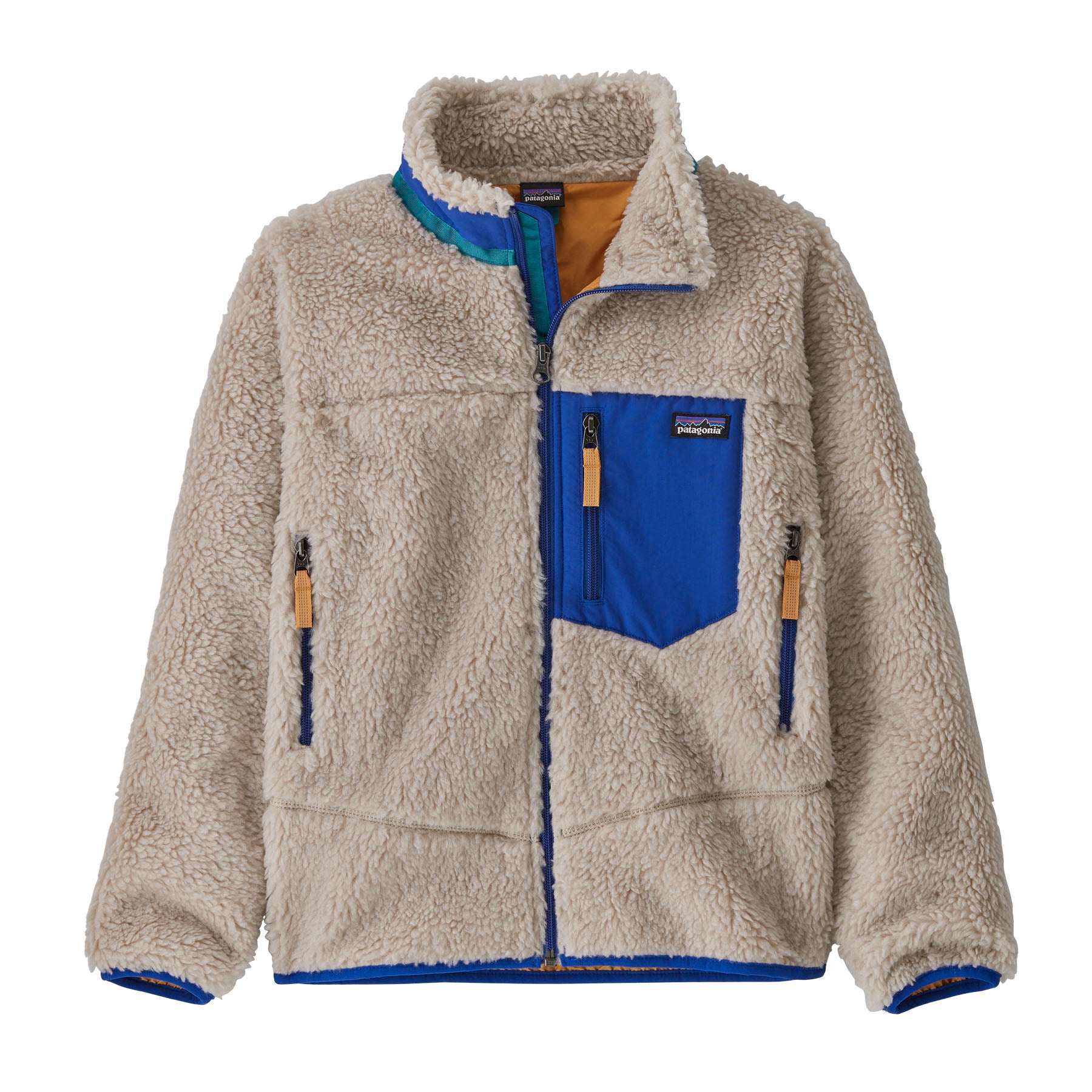 Kids' Retro-X® Jacket - Natural w/Passage Blue