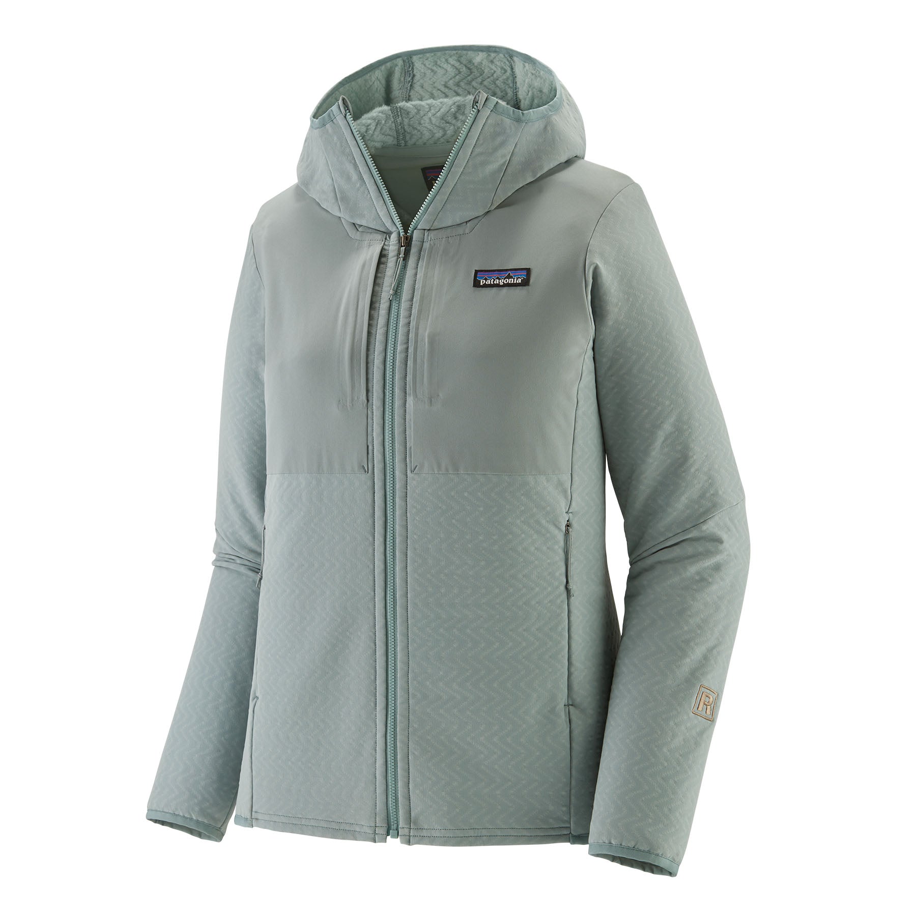 Patagonia Women s R2 CrossStrata Fleece Hoody Thermal Blue