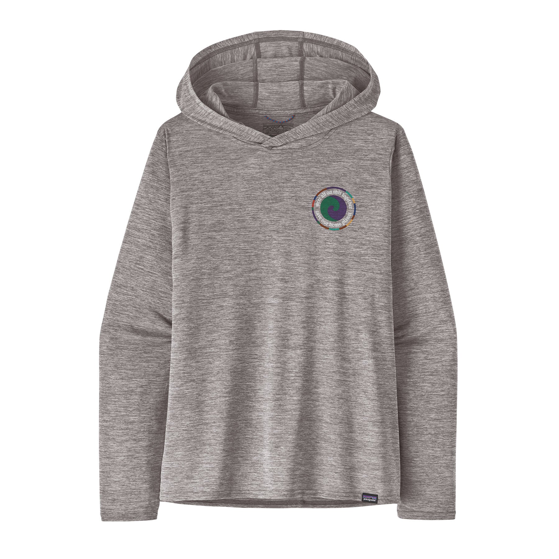 Men's Cap Cool Daily Graphic Hoody Fitz Roy Tarpon: Feather Grey / L