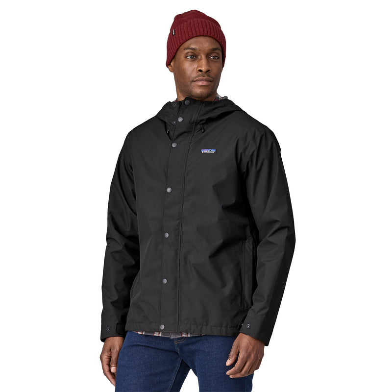 Patagonia Men's Jackson Glacier Waterproof Rain Jacket - Ink Black