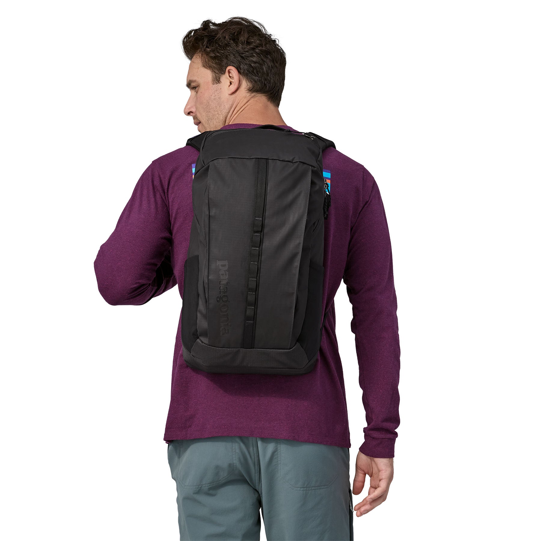 Patagonia black 2025 hole 25l black