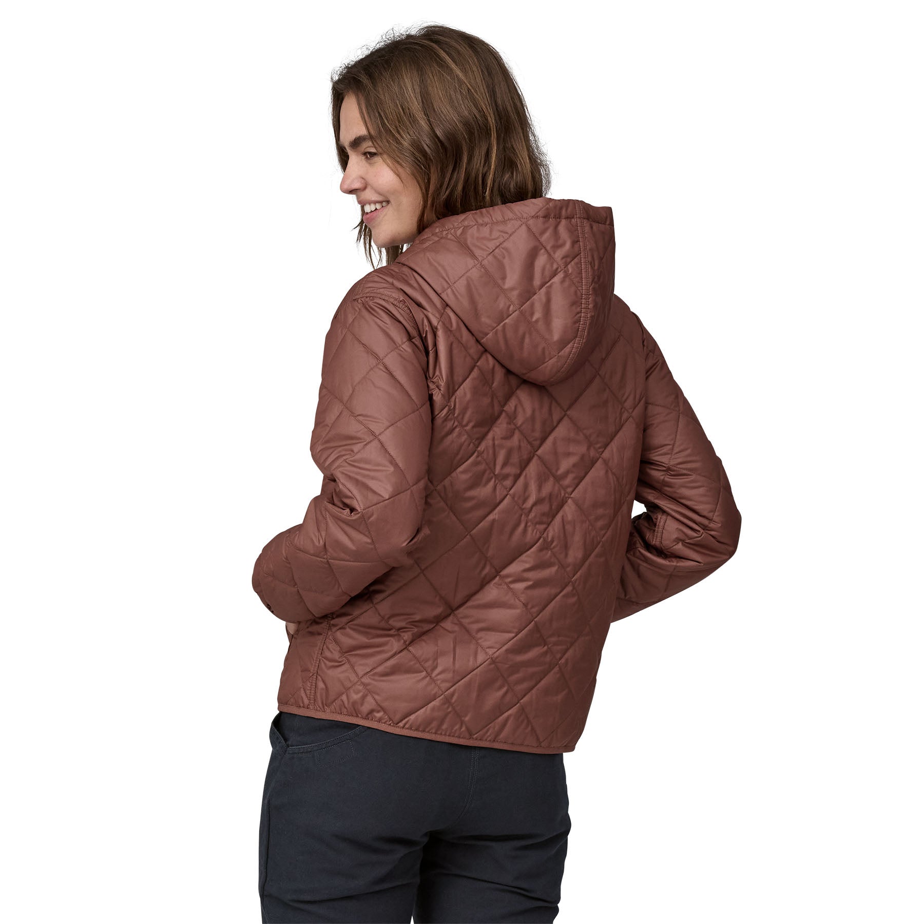 Women's Diamond Quilted Bomber Hoody