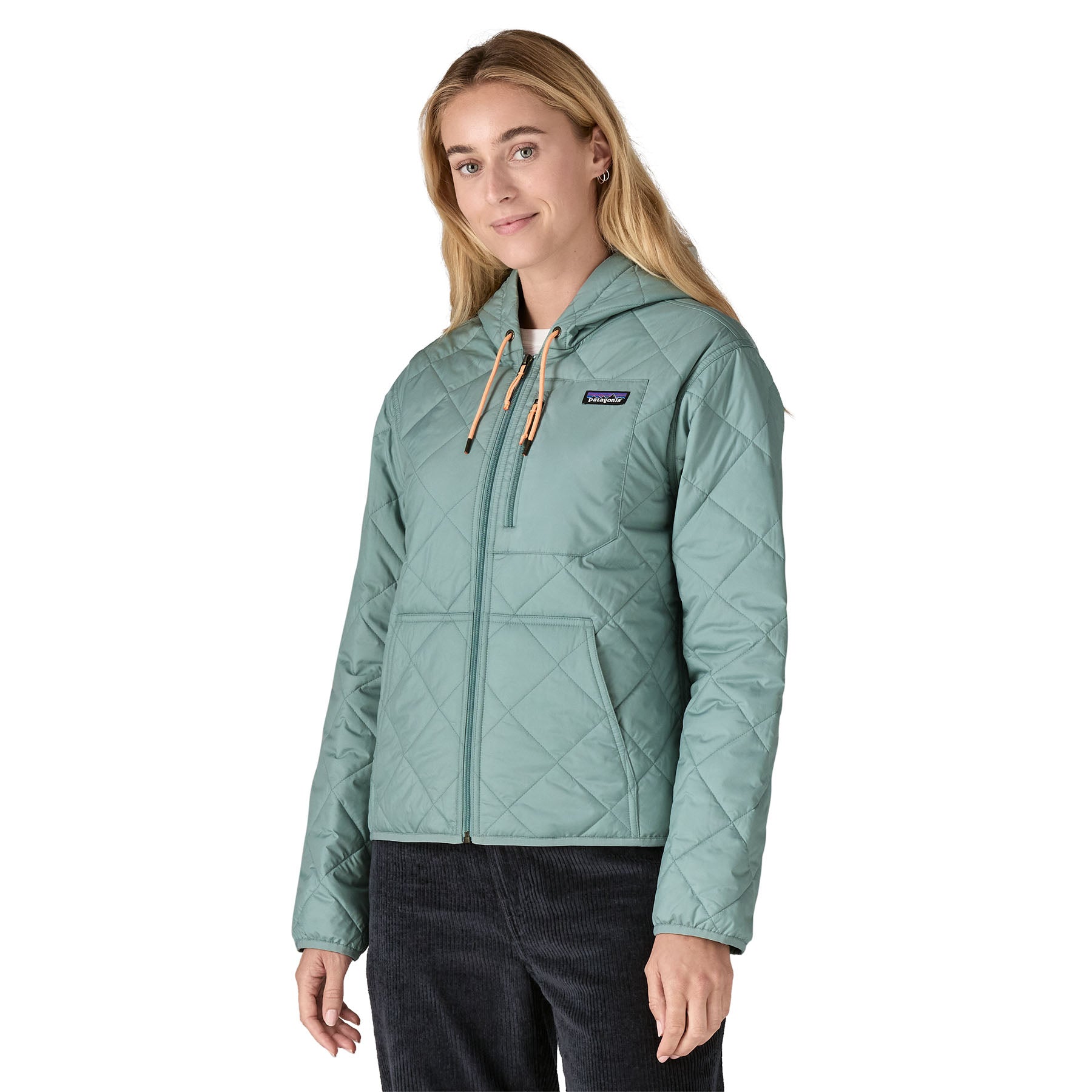 Women's Diamond Quilted Bomber Hoody