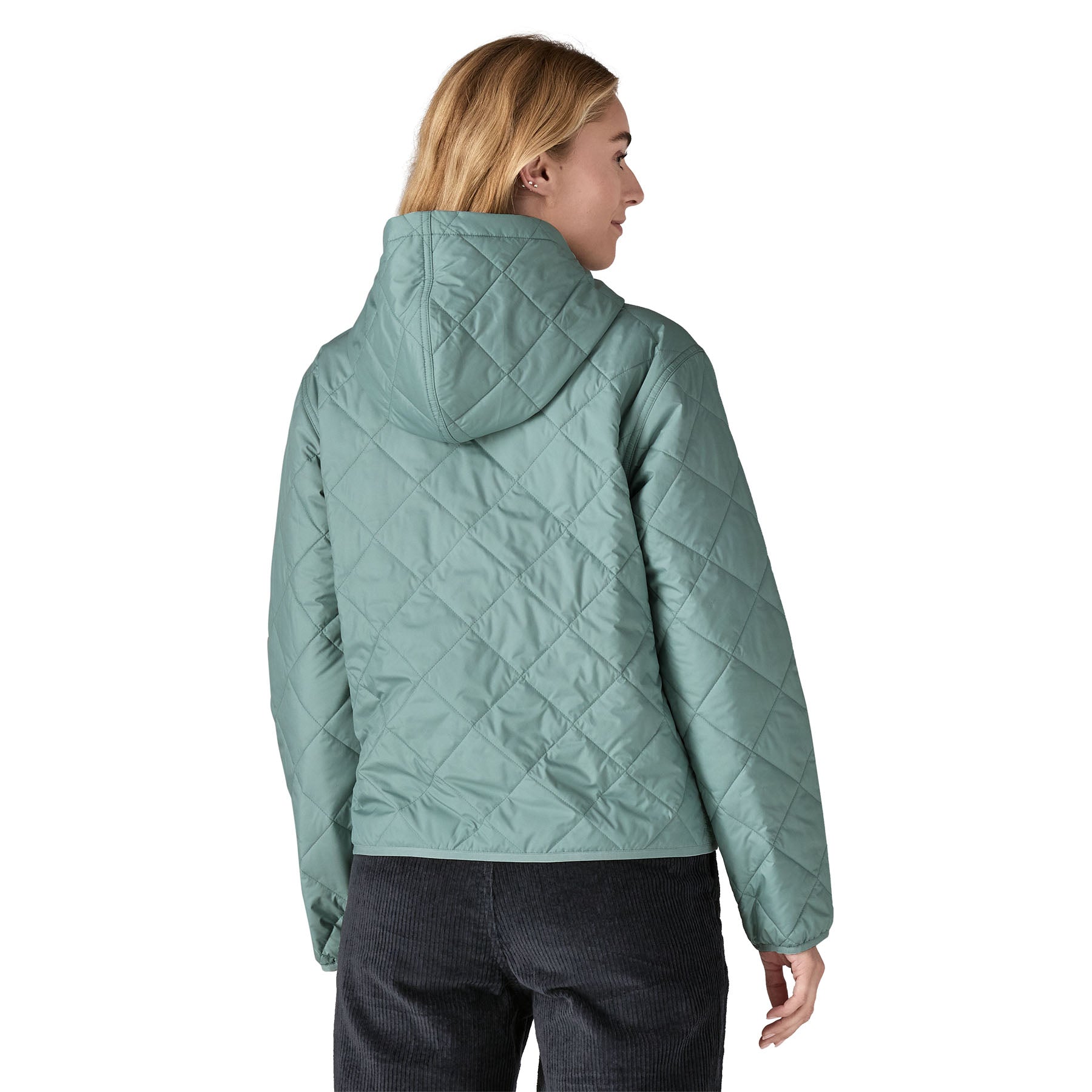 Women's Diamond Quilted Bomber Hoody