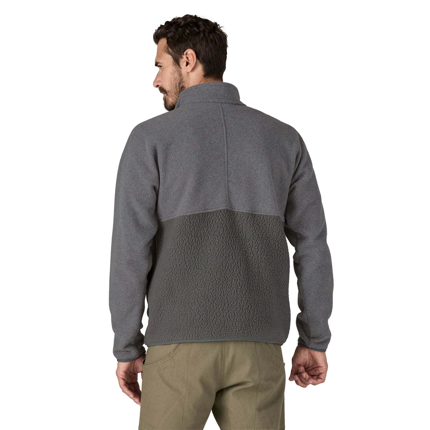 Men's Retro Pile Half-Snap Pullover