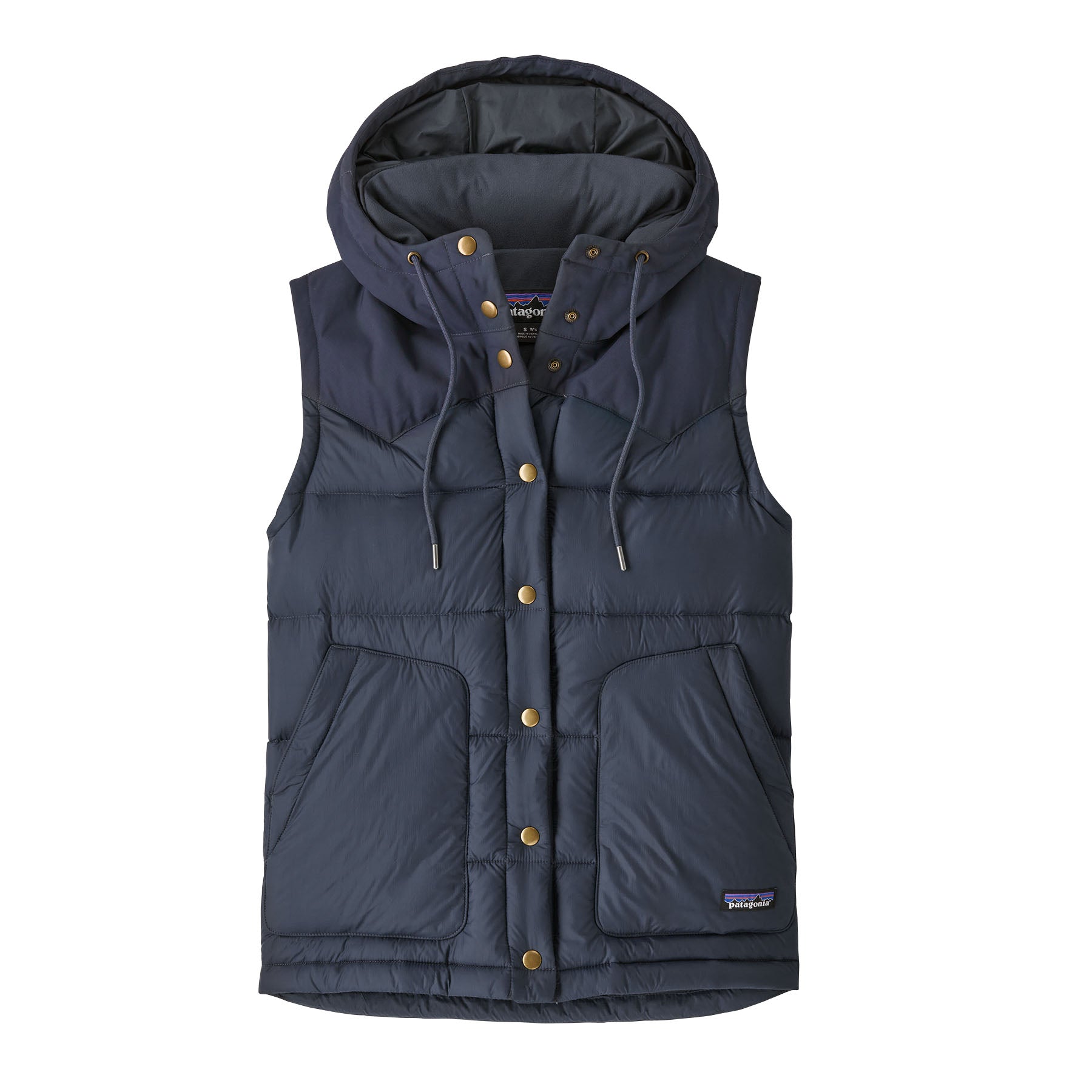 Patagonia Hooded Bivy Down Vest in Smolder online Blue Lilac Pink Purple