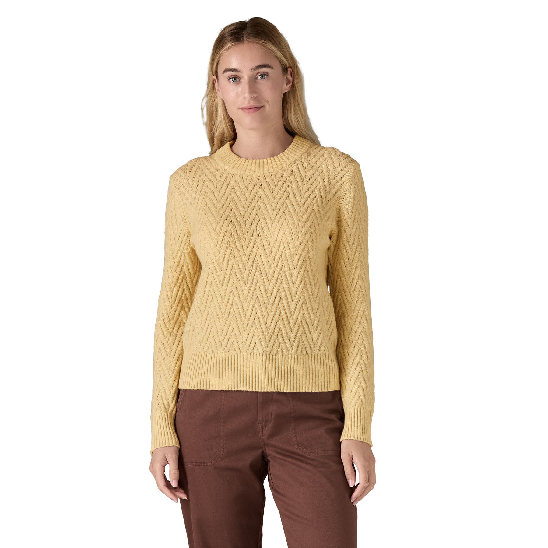 Women's Recycled Wool-Blend Crewneck Sweater