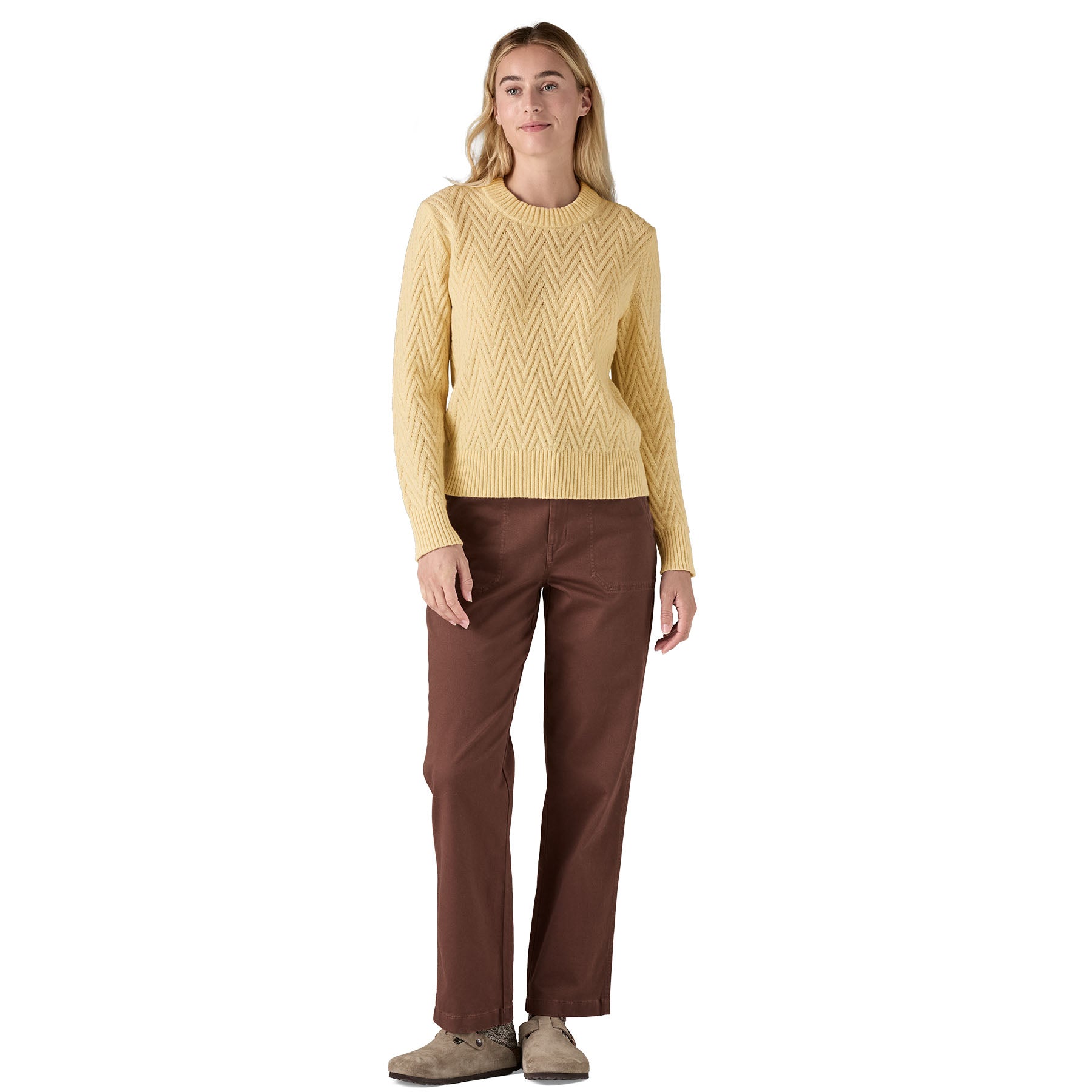 Women's Recycled Wool-Blend Crewneck Sweater