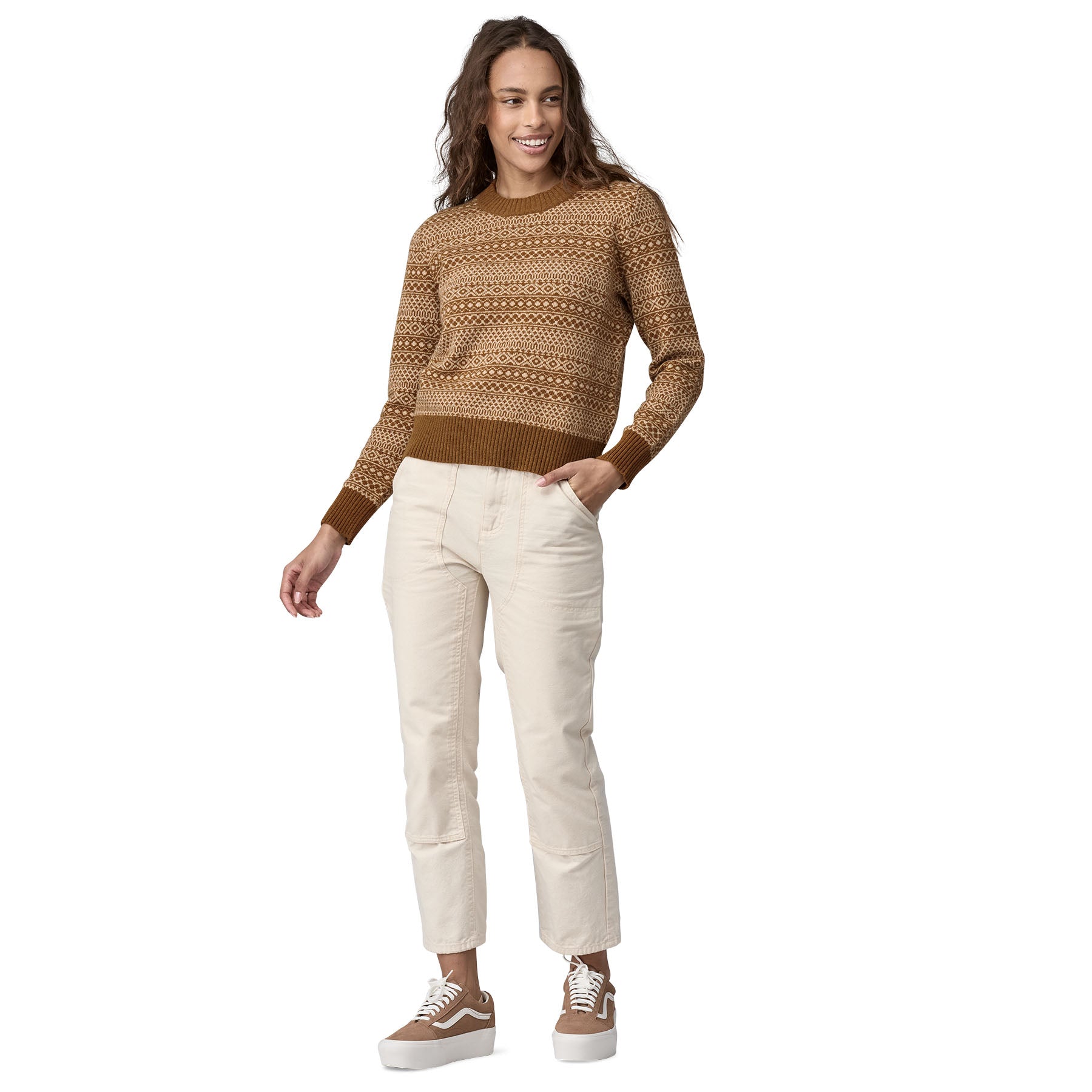 Women's Recycled Wool-Blend Crewneck Sweater