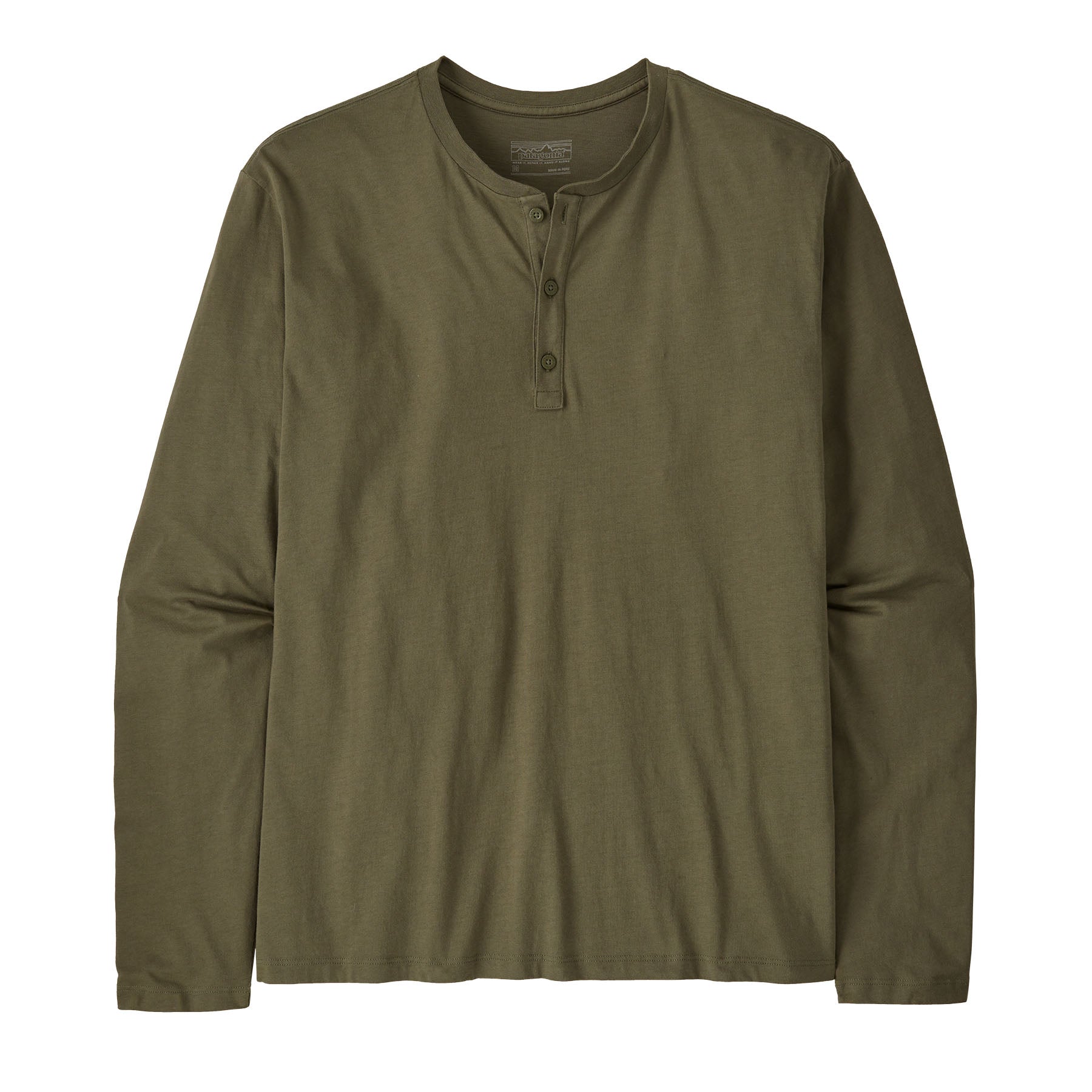 Men's Long-Sleeved Daily Henley