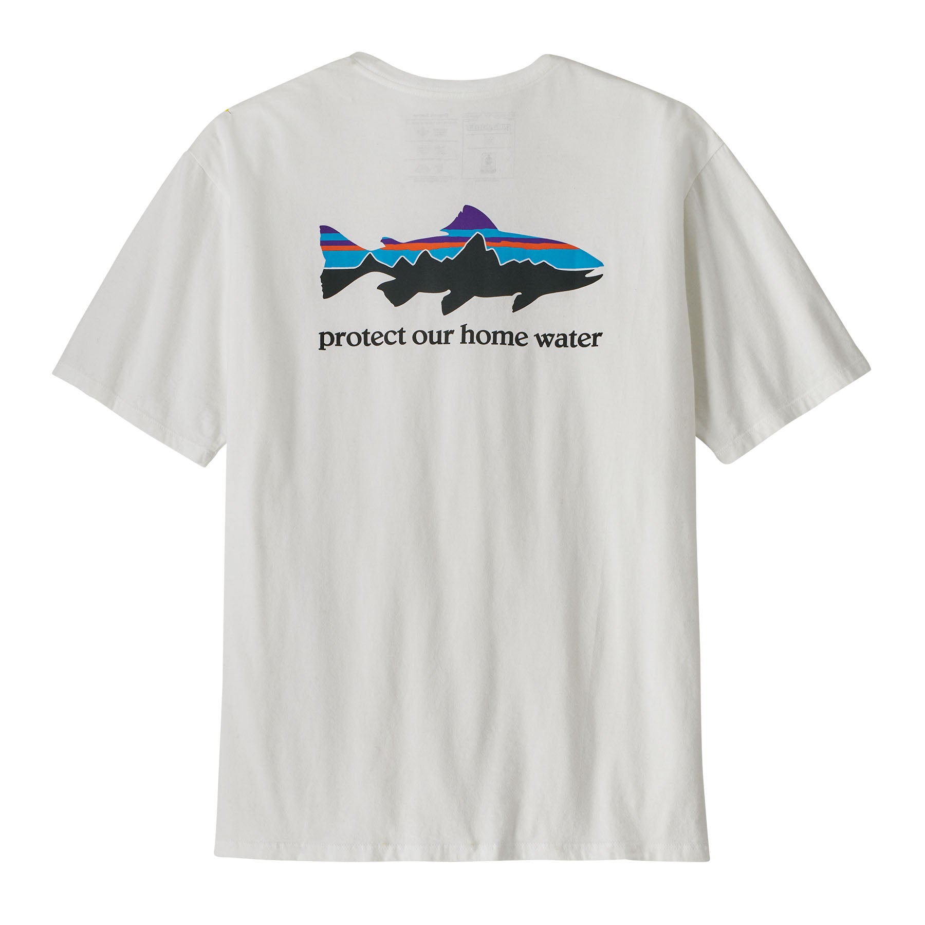 Patagonia Men's Home Water Trout Organic T-Shirt - White