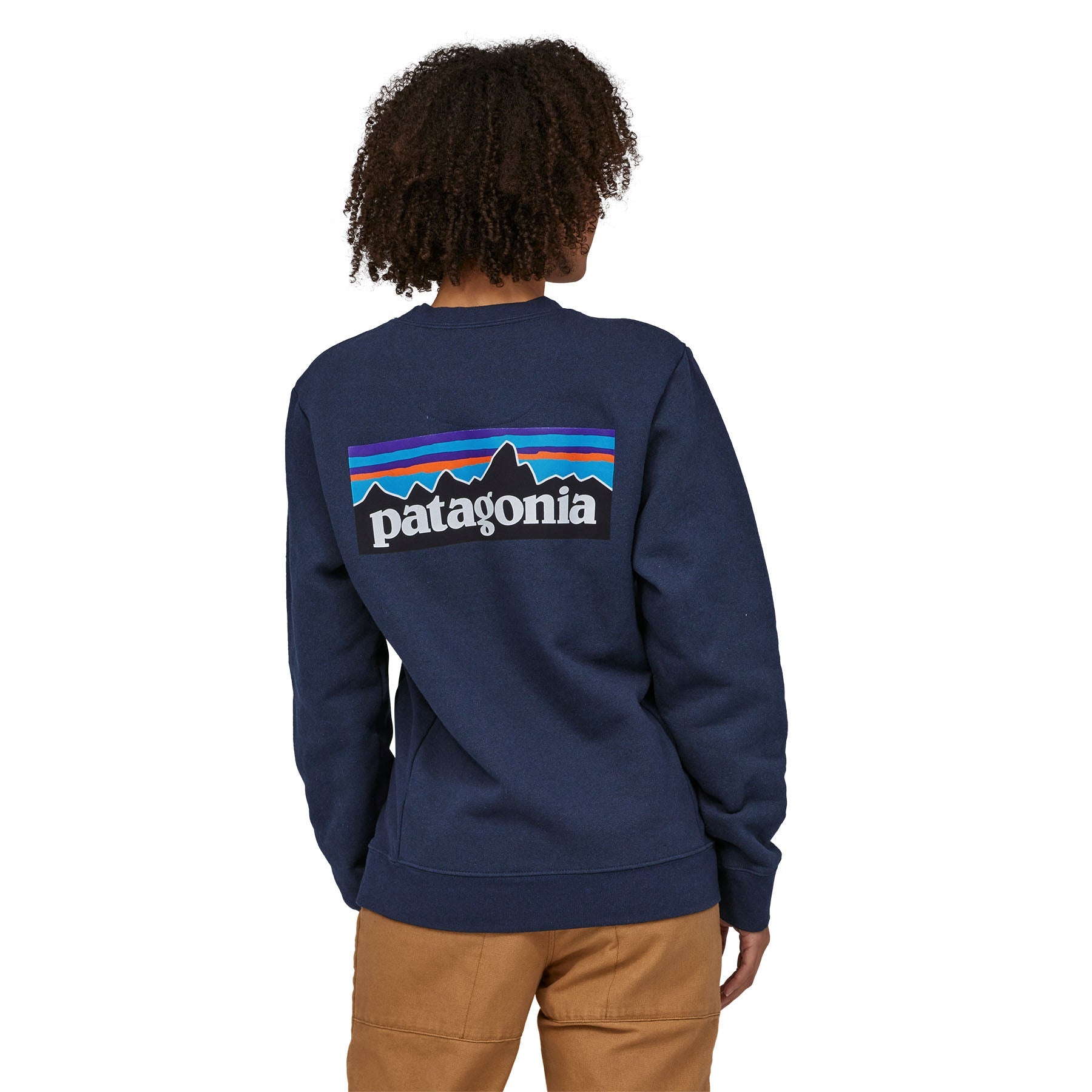 Patagonia P-6 Logo Uprisal Crewneck Sweatshirt - New Navy