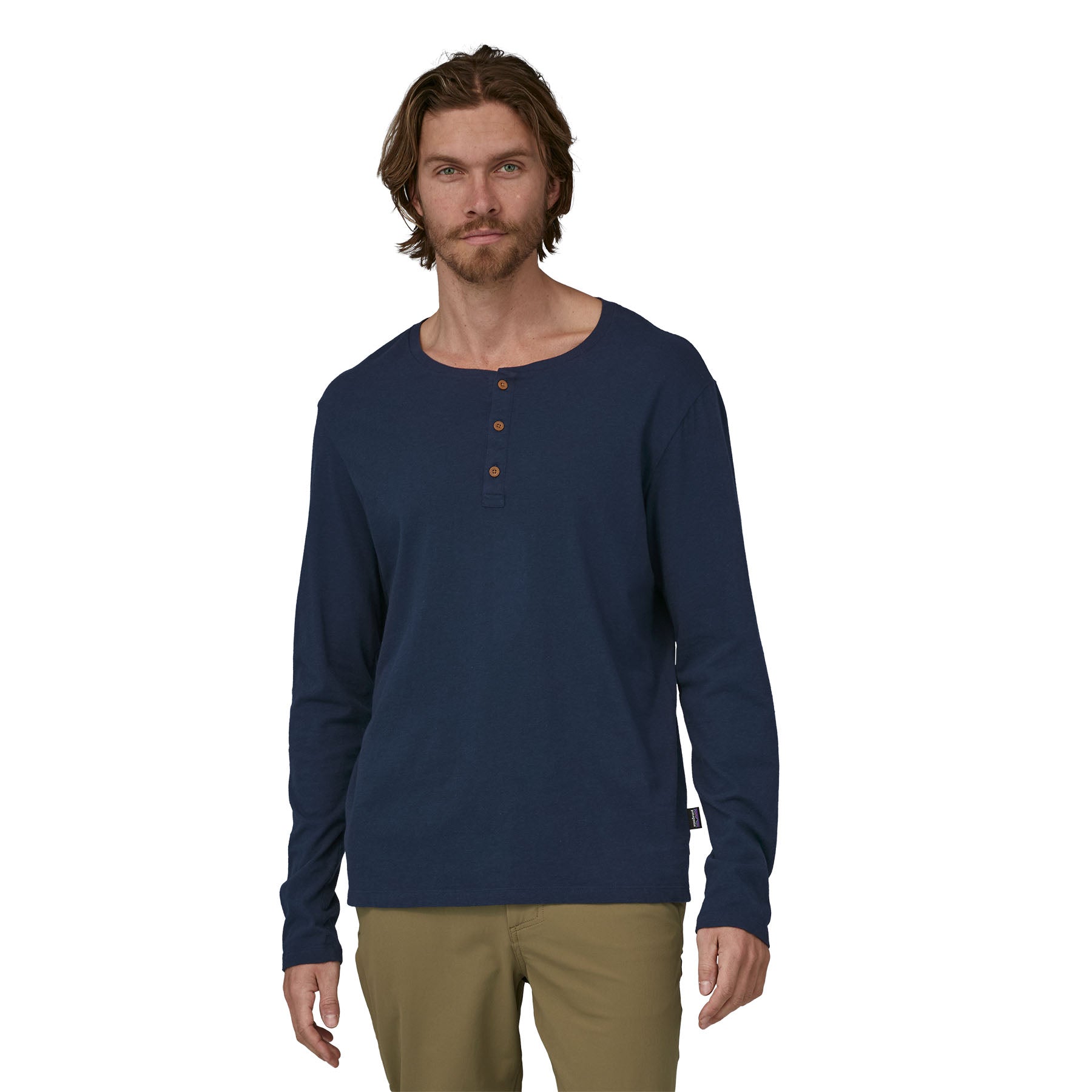 Men's Long-Sleeved Daily Henley