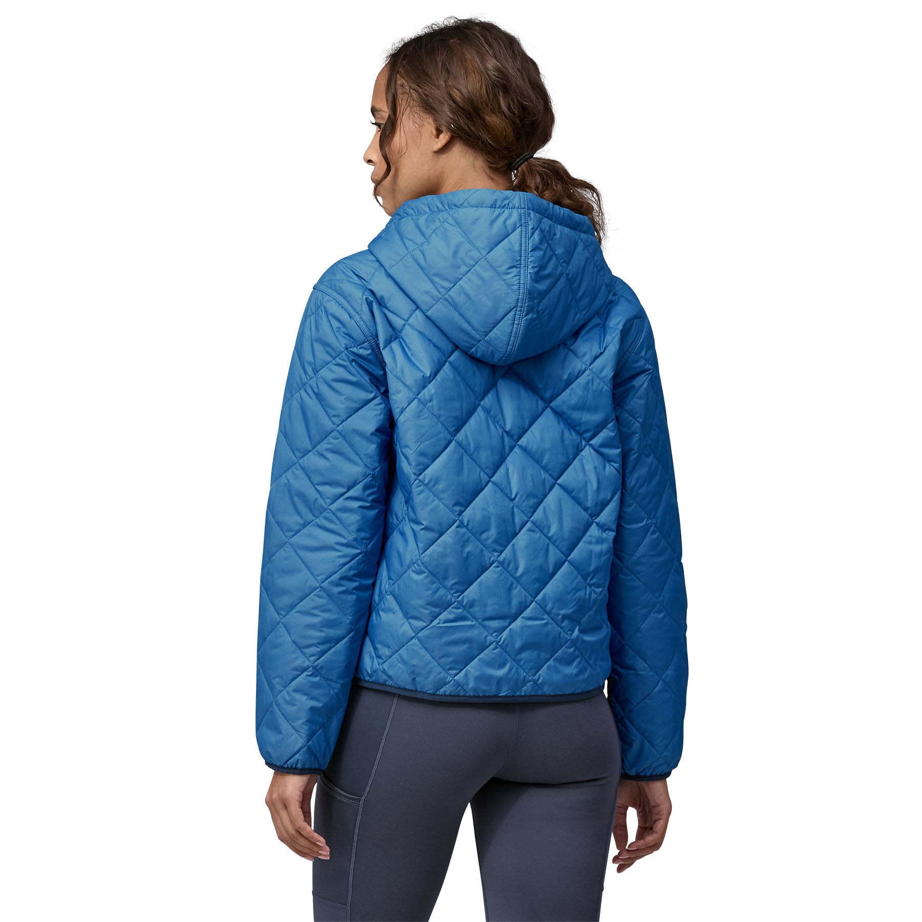 Women's Diamond Quilted Bomber Hoody