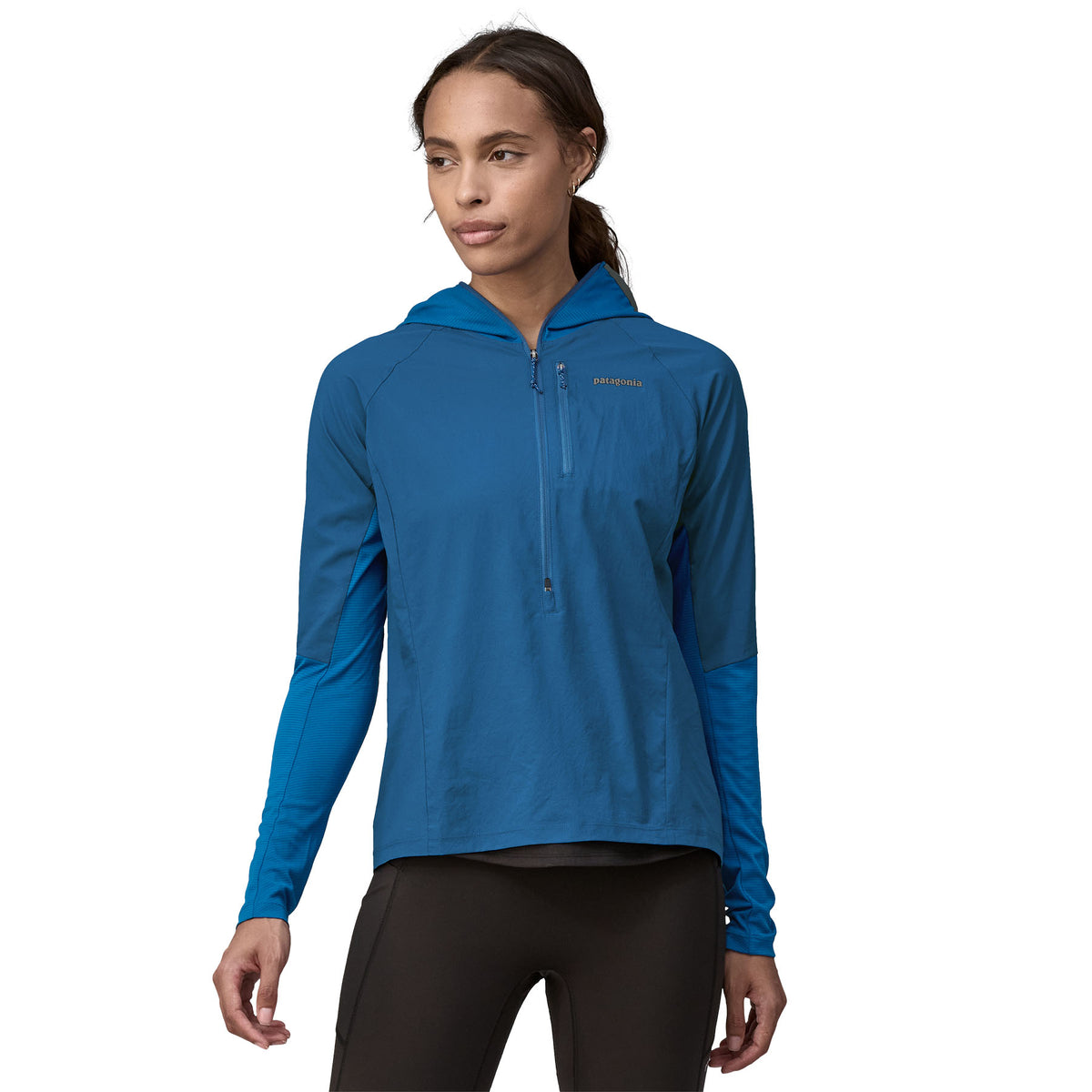 Patagonia Women's Airshed Pro Running Pullover - Wispy Green