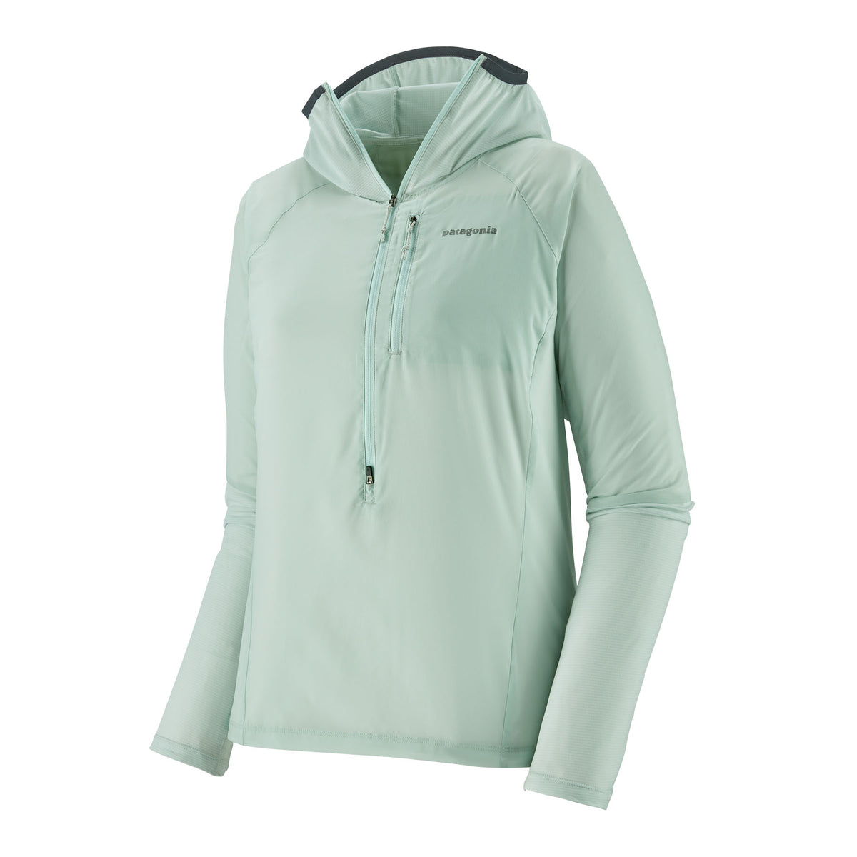 Patagonia Women's Airshed Pro Running Windbreaker Pullover - Wispy Green