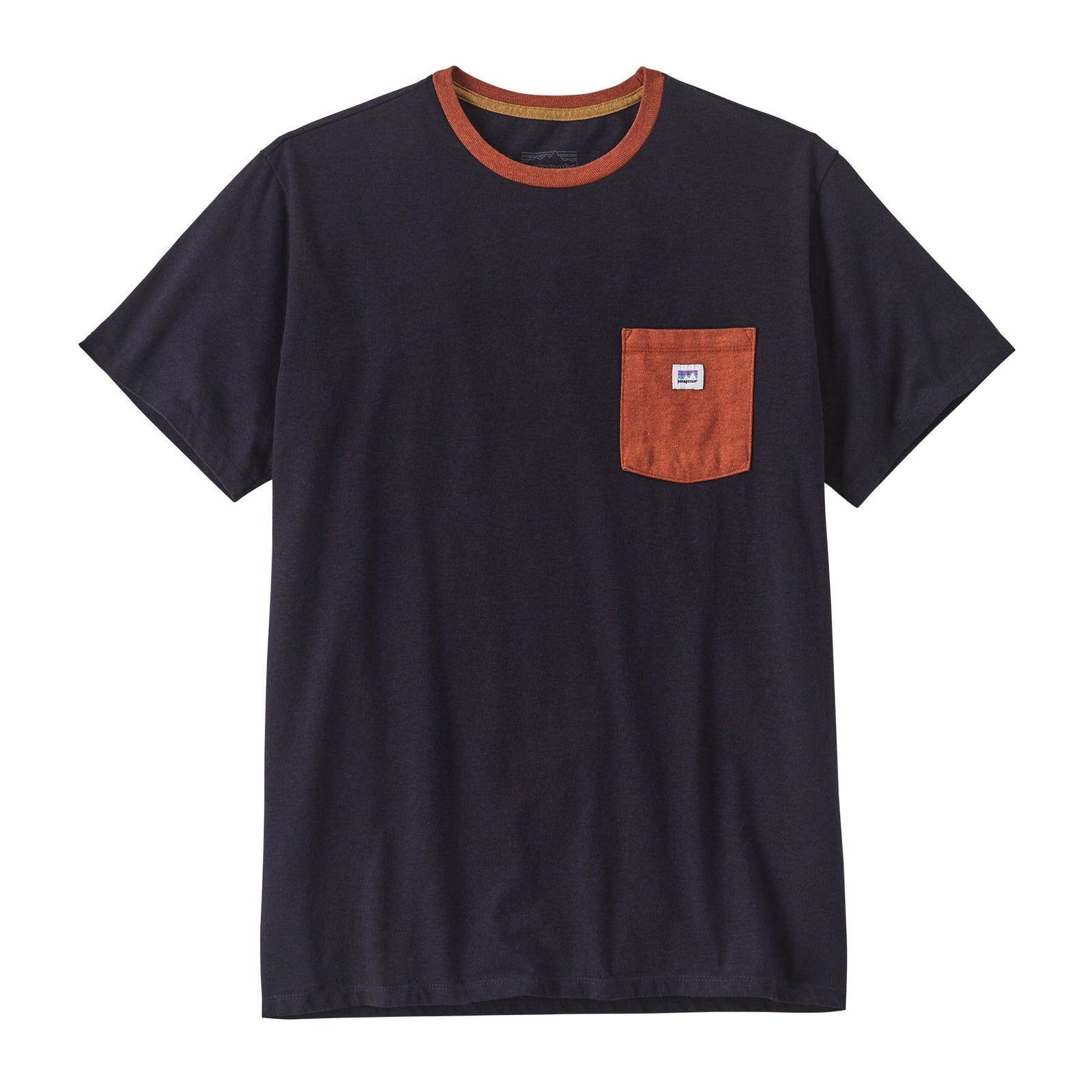 Patagonia Shop Sticker Pocket Responsibili Tee® Piton Purple