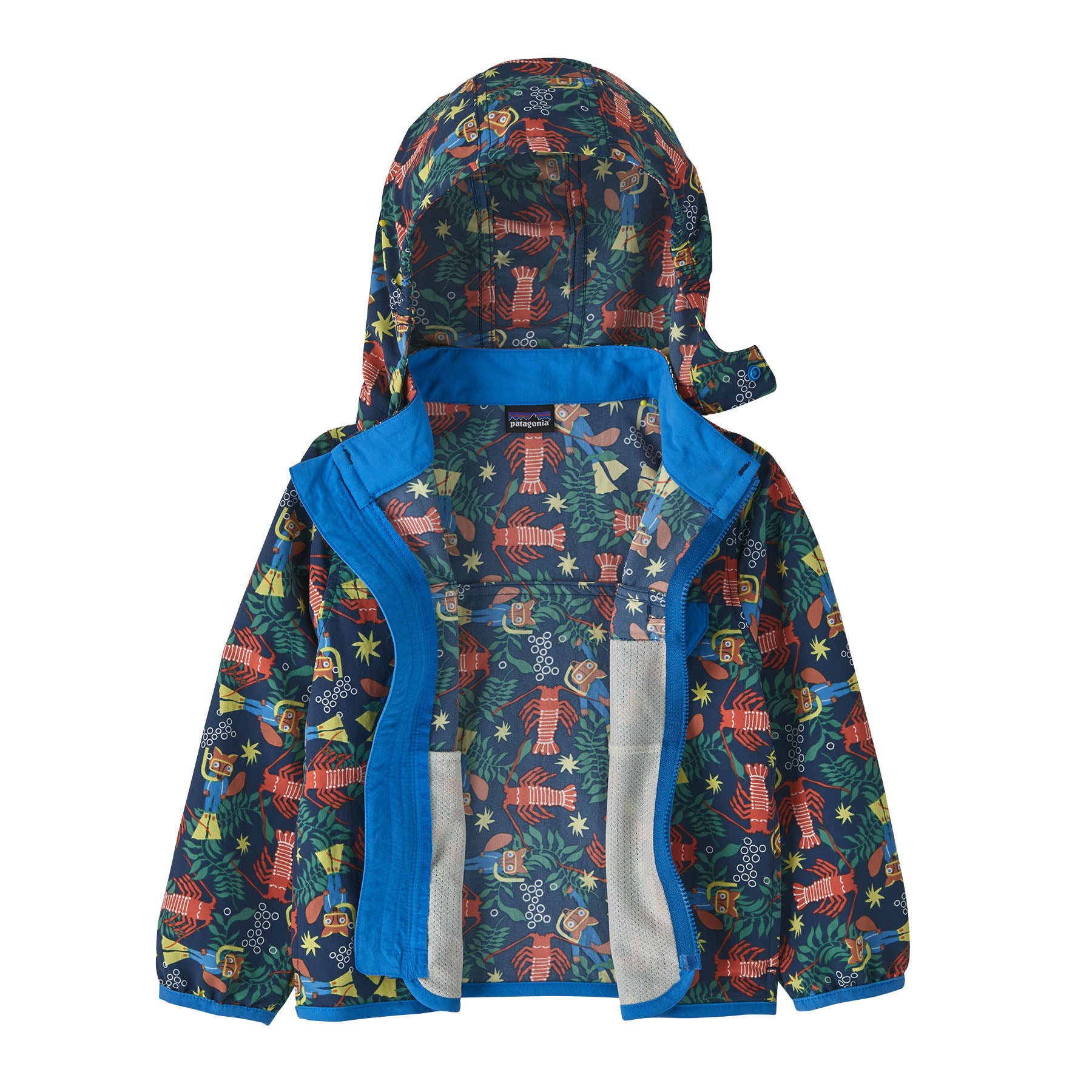 Patagonia Baby Baggies Windbreaker Jacket Drew and Lobby Lagom Blue