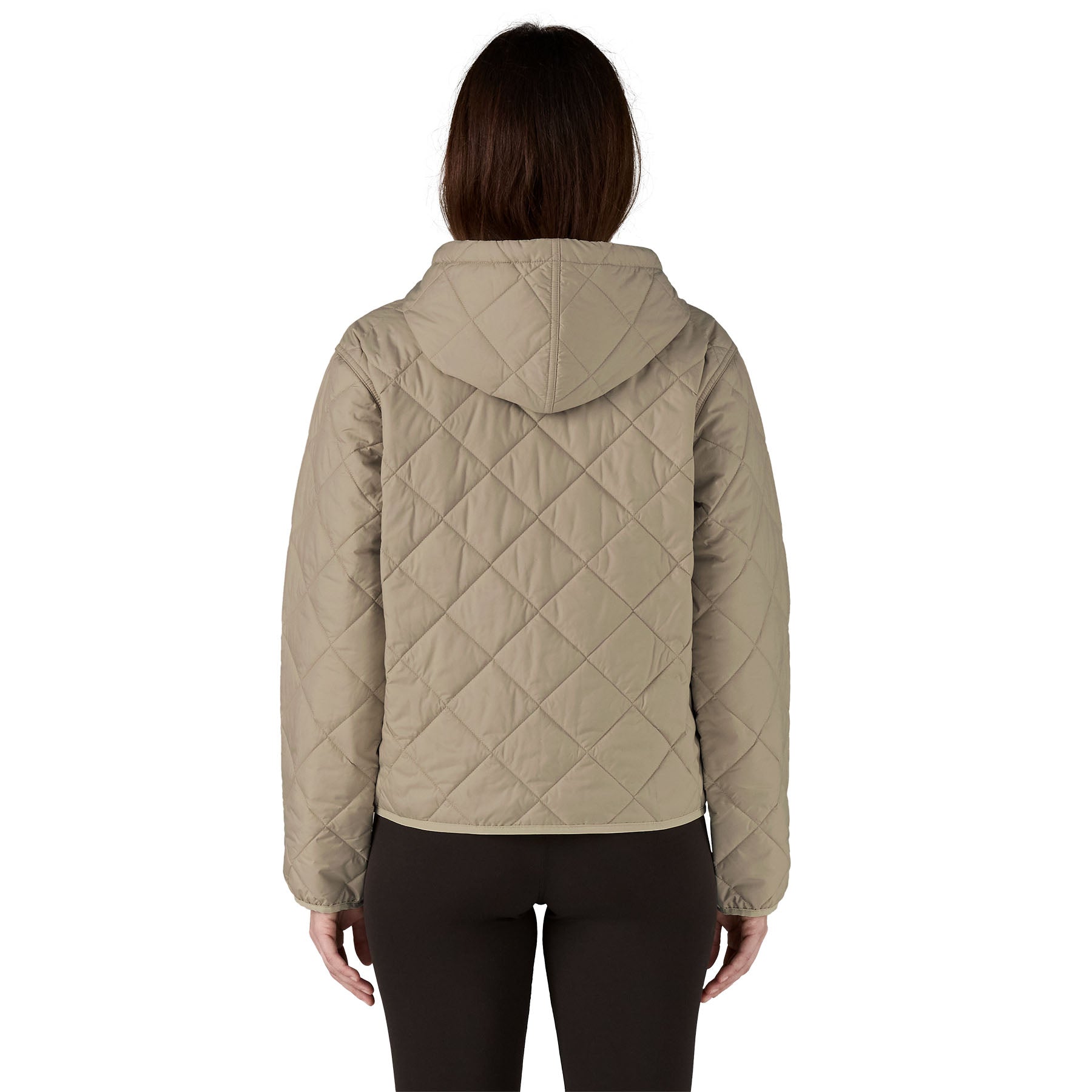 Women's Diamond Quilted Bomber Hoody