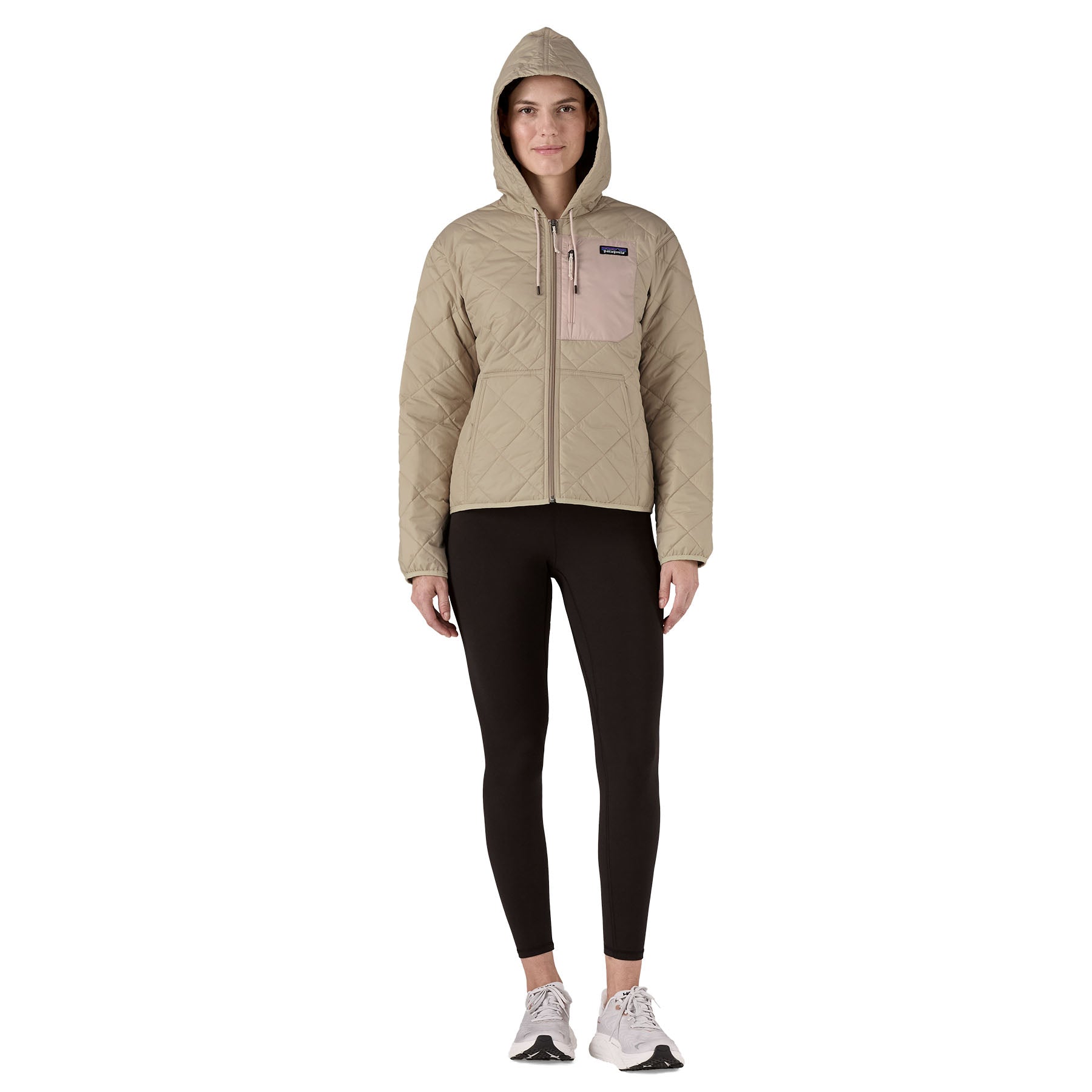 Women's Diamond Quilted Bomber Hoody