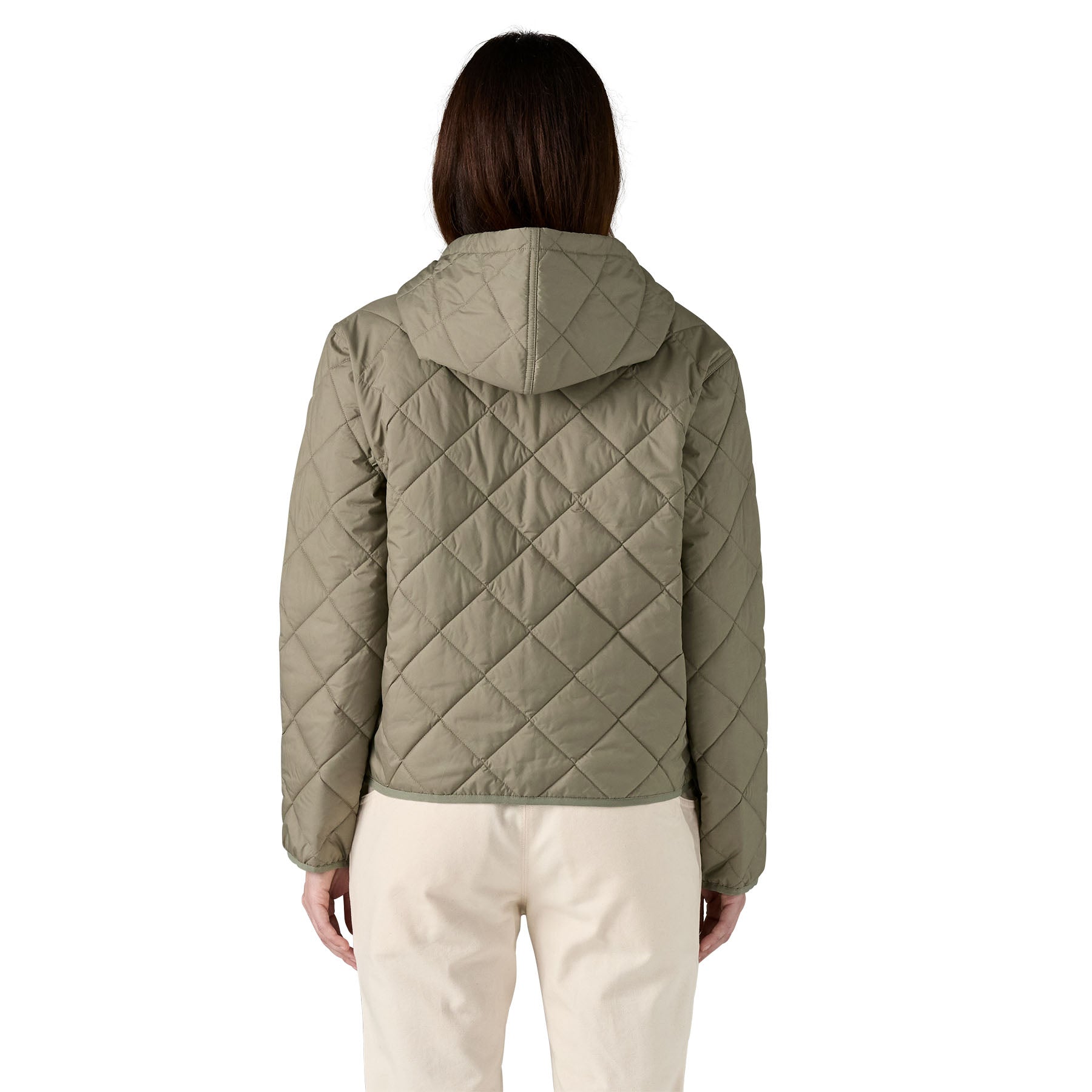 Women's Diamond Quilted Bomber Hoody