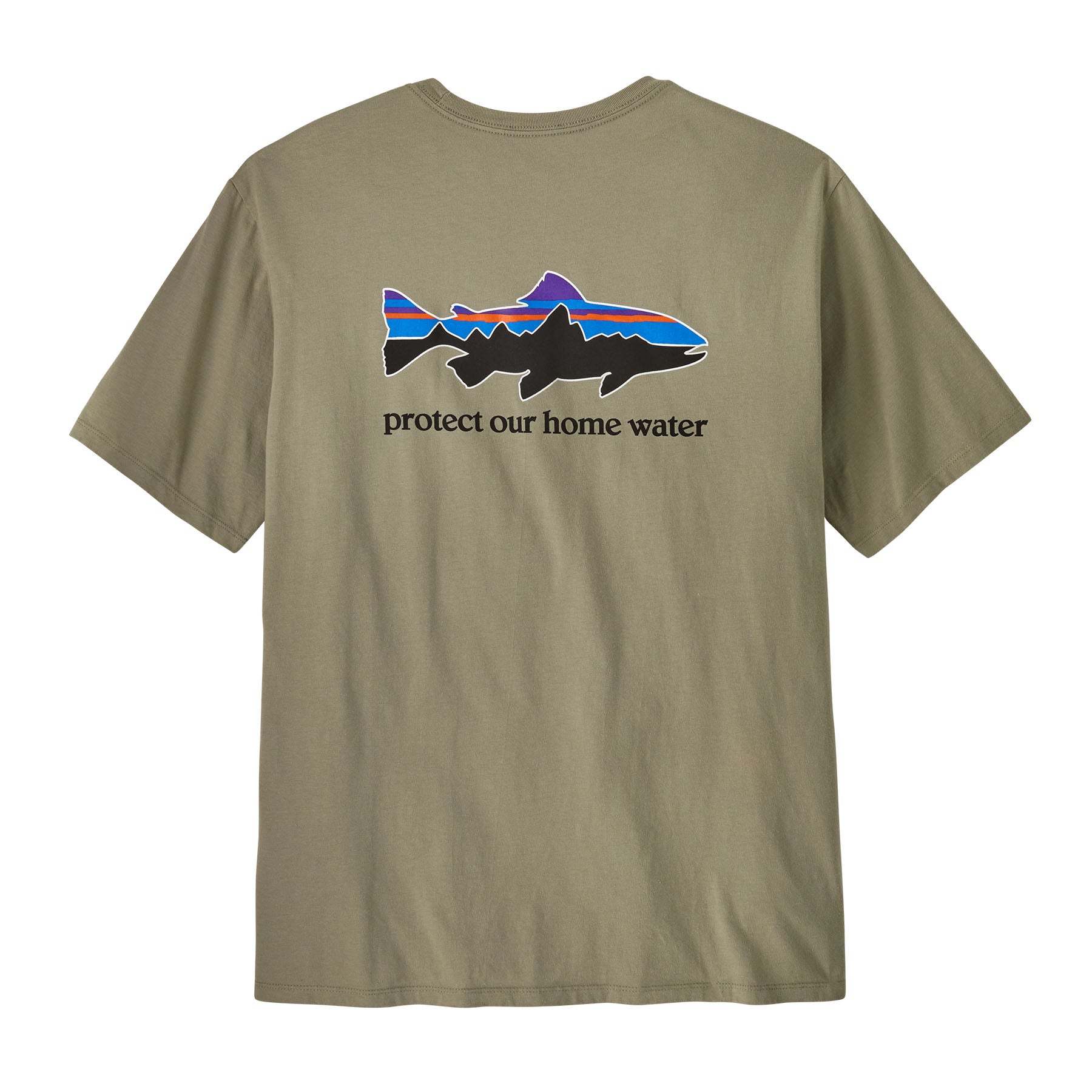 Men's Home Water Trout Organic T-Shirt