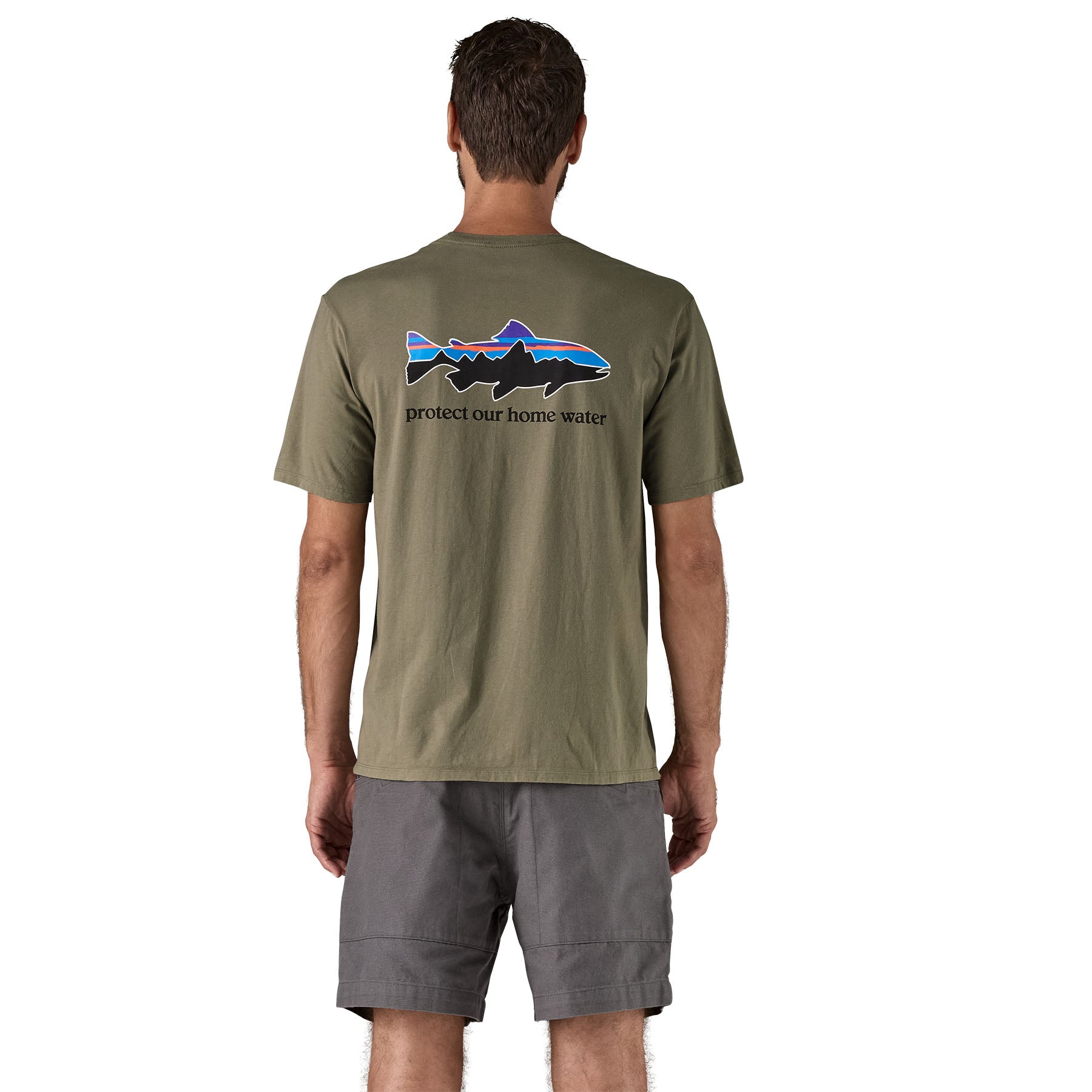 Men's Home Water Trout Organic T-Shirt