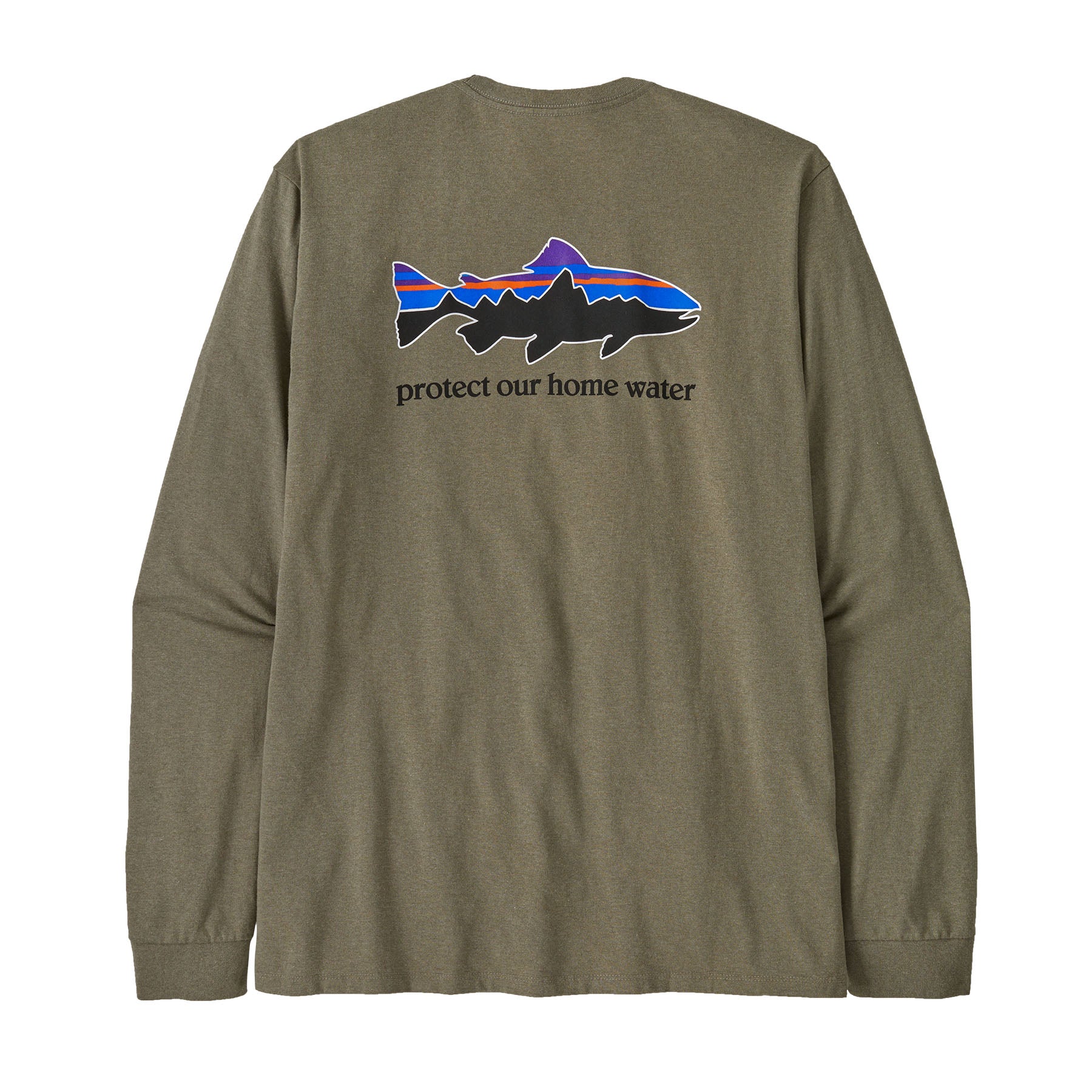 Men's Long-Sleeved Home Water Trout Responsibili-Tee®