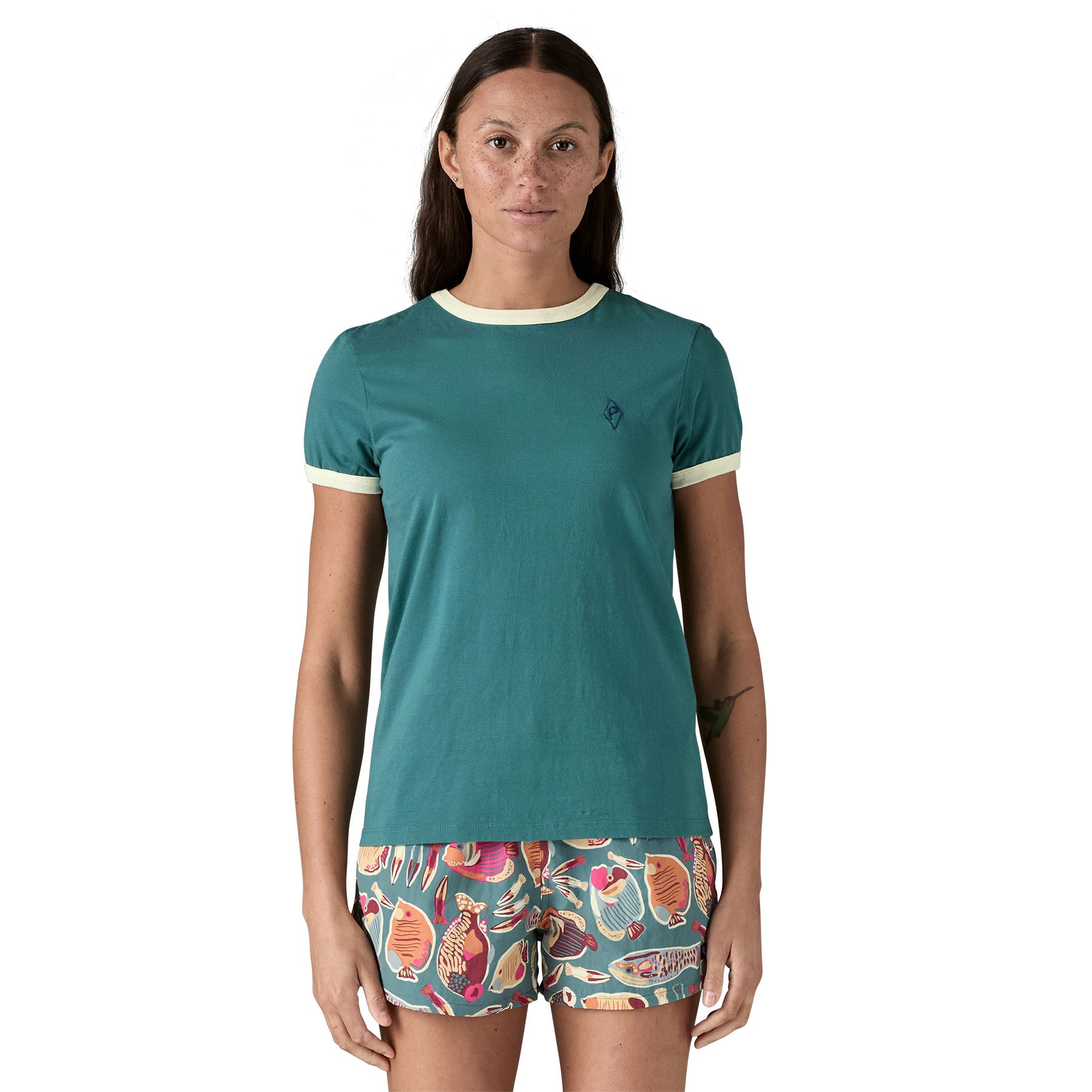 Women's Water People Organic Ringer Tee