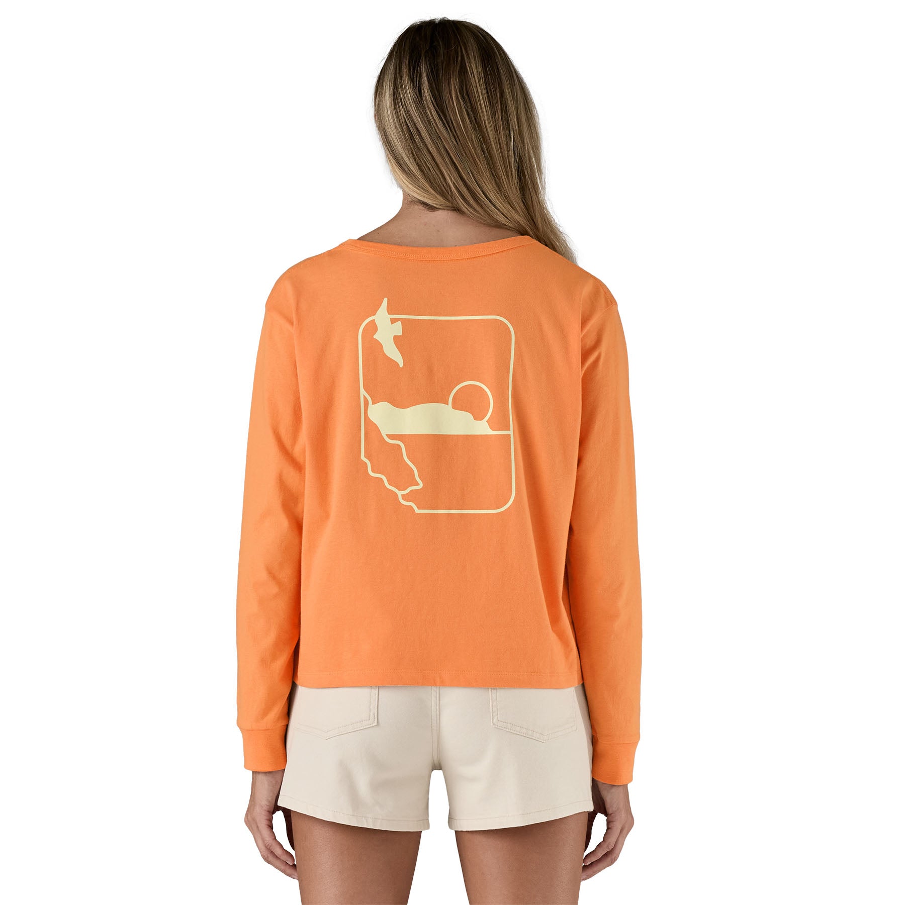 Women's Long-Sleeved Swell Drifter Easy-Cut Organic T-Shirt