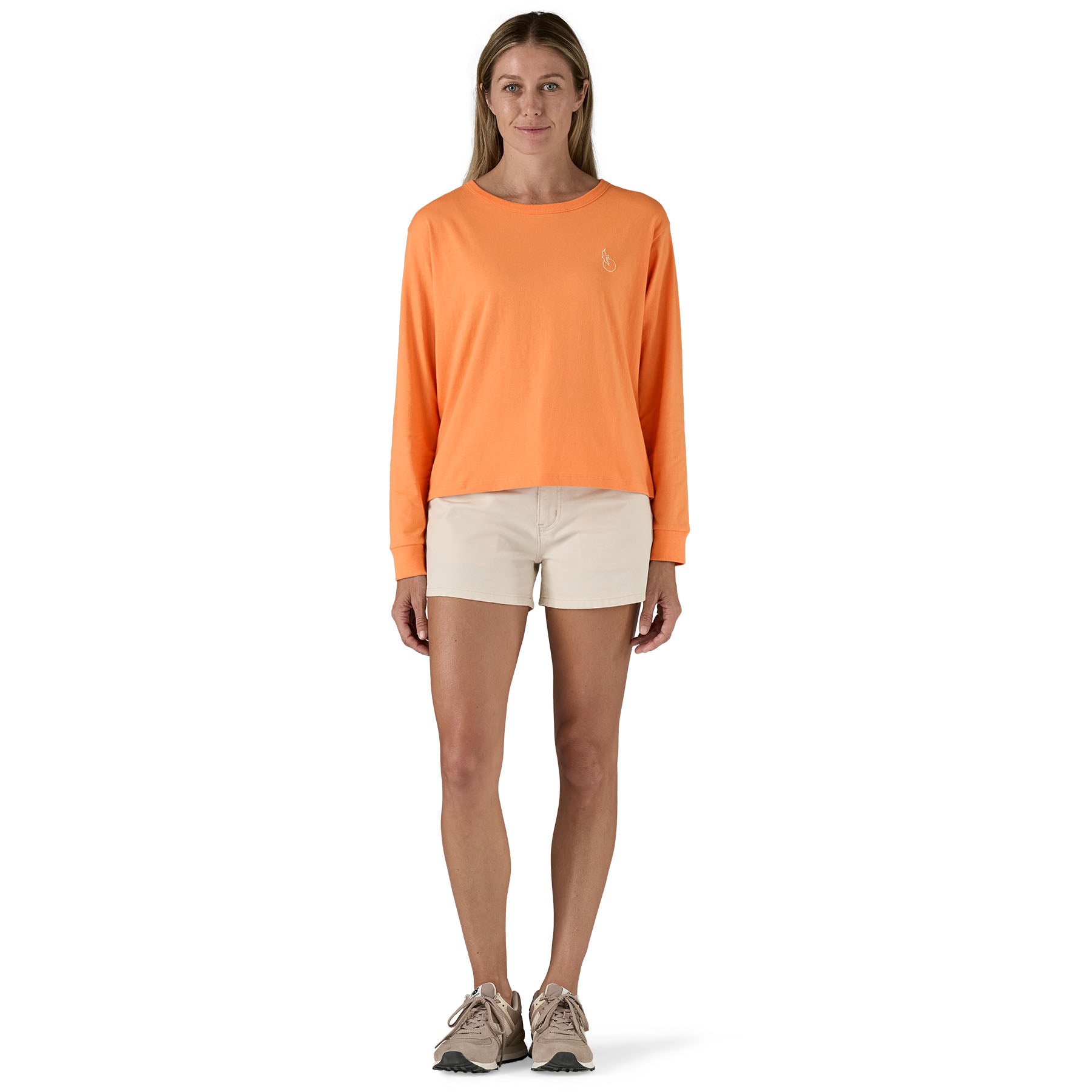 Women's Long-Sleeved Swell Drifter Easy-Cut Organic T-Shirt